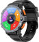 4G Smart Watch Bluetooth Android Telefono Chiamate e SMS GPS Smart Watch per Uomini 1.54'' Rotondo Touch Screen Phone Watches, Dual Camera Activity Tracker Watch per Android iOS (4+64GB, Nero)