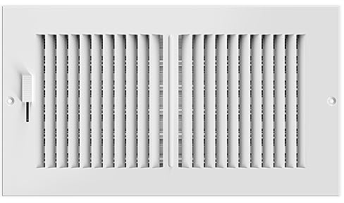 AC Infinity Lüftungsgitter 15 × 30 cm – Weißes Ersatzgitter aus Stahl | Robuste Lüftungsschlitze aus Stahl für Decken-, Wand- und Bodenregister, Weiß