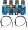 Digital Power Amplifier Board Preamplifier Parts Practical Amplifier Module 2-Sound-Channel High Medium Bass Adjustment