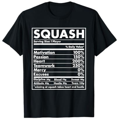 Sporternährung Squash T-Shirt