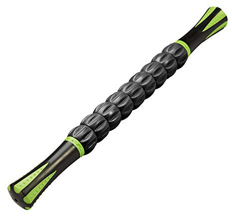 Rolpkaller Muskelroller, Massagestab für Sportler, Muskelroller für Beine, 45,7 cm Muskelroller zur Linderung von Muskelkater, beruhigende Krämpfe, Massage, Körpererholung und Physiotherapie