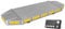 71 cm Warnleuchte - 12/24V Rundumkennleuchte Warnlicht, 64 LEDs 21 Blinkmodi, Light Mit Super Magnetfuß, IP65 Warnblinkleuchte Blitzlicht Auto LKW KFZ (Bernstein)