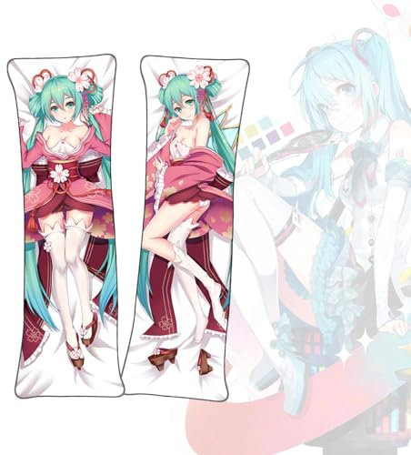 Anime Kissenbezüge Hatsune Miku Anime Körper Kissen Dakimakura doppelseitiger Körperkissenbezug