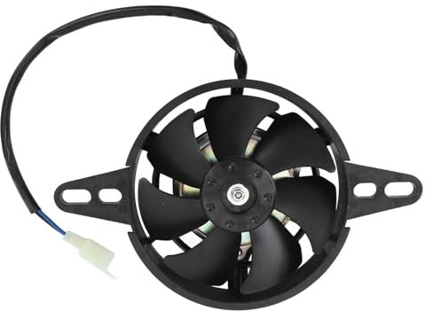 Tonysa Ventola di Raffreddamento per Radiatore Moto, Ventola Elettrica Ad Alta Efficienza da 12 V per Moto Quad ATV 150-250, Design Compatto, con Prestazioni di Raffreddamento