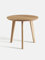 Beistelltisch Wohnzimmertisch rund Beistelltisch klein Coffee Table Couchtisch rund Holz Side Table couchtisch Holz Beistelltisch Holz (Eiche Hell, Durchmesser: 60cm / Höhe: 45cm)