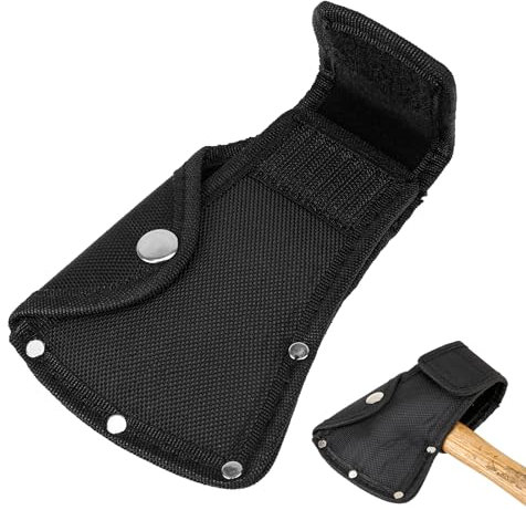 Molain Beilscheide, Axtkopfhülle Axt Hülle, Beilschutz Axtschutzhülle Double Snap Hatchet Blade Protector Hatchet Cover, Hatchet Edge Protector im Freien Arbeit Axt Jacke für Outdoor Wanderungen