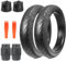ZUKKA 2er-Pack Fahrradreifen Fat Bike Tire 26x 4.0 Zoll ETRTO 76-559 Plus 2er-Pack 26 Zoll Schlauch 26x4.0 AV32mm für E-Bike Mountainbike Heavy Duty Hochleistungs-Verschleißfestes Snow Bike Reifen
