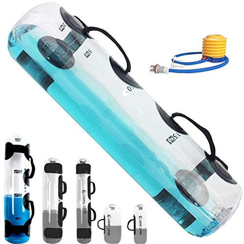 QYEZSOTL Fitness-Wassersack, tragbar, vielseitig, verstellbar, Aqua-Bag, Sandsack-Alternative, passend für Krafttraining im Innenbereich, Hantel für Fitnesstraining zu Hause