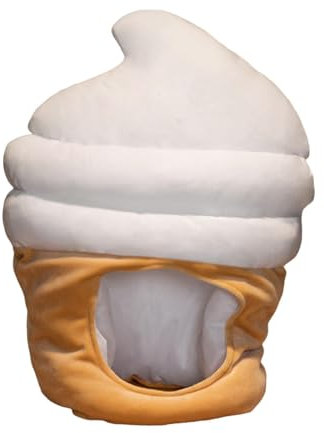 Dickly Eiscreme-Mütze, kreatives Geschenk, Kostüm-Kappe zum Verkleiden, Karneval, Geburtstag, Festival