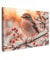 MuchoWow© Wandbilder Groß 120x80 cm XXL Schlafzimmer Home Deko Wohnung Bild Wohnzimmer Fotoleinwand Wand Bilder Leinwand Wall Decor Vogel - Zweig - Winter - Tiere - Schnee