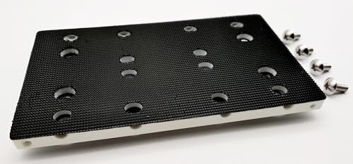 Kraftfeld Schleifschuh 80x130 für Festool RS 400, DTS 400, RTS 400 wie SSH-STF Schleifplatte, Ersatzteller, Klettteller, Klettaufnahme