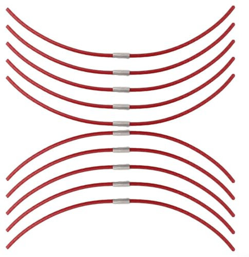 Set di 10 fili di ricambio per tagliaerba Bosch ART30, diametro 2 4 mm, lunghezza 26 cm