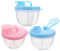 Toyvian 3 Stück 3 Box für Babynahrung Milchspendertopf Formelbehälter Formel-Milchspender heizlùfter aufbewahrungsdose stinkfrucht Milchpulver-Organizer Milchpulverspender für pp