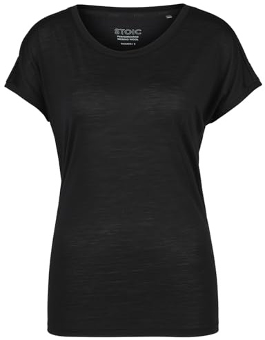 Stoic Damen Women's MerinoChill MMXX. Göteborg Loose Tee Merinoshirt