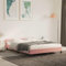 Générique Cadre de lit et tête de lit sans Matelas Rose 140x190cm Velours,Lits & Accessoires,Lits & Cadres de lit-347572