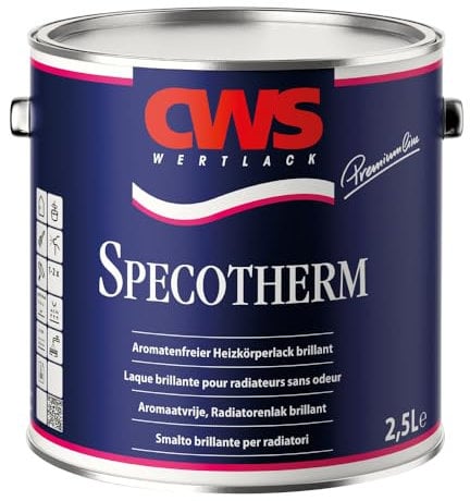 CWS WERTLACK Specotherm 2,5 L Heizkörperlack weiß