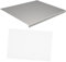 Gatuida 1 Pieza Amasar el Panel y Extender el Panel pastelería Tabla de Cortar Panel de amasar Tablas de Corte Junta Tablas para Hornear Tabla para Hornear Pan Acero Inoxidable Plata