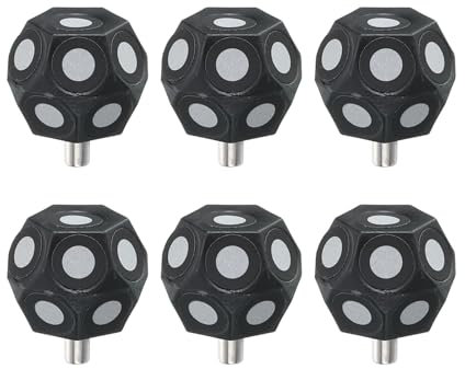 QUARKZMAN 6 Stück 3D Magnetische Ball Marker 6mm 3D Scanning Marker 3D Tracking Dots Referenzpunkt 3D Ziel Diffuse zur Verhinderung von Tracking-Verlust und Verbesserung der Genauigkeit