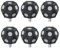 QUARKZMAN 6 Stück 3D Magnetische Ball Marker 6mm 3D Scanning Marker 3D Tracking Dots Referenzpunkt 3D Ziel Diffuse zur Verhinderung von Tracking-Verlust und Verbesserung der Genauigkeit
