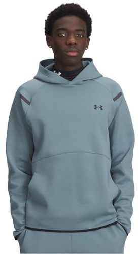 Under Armour Mens Ua Unstoppable Fleece Hoody Jasper Blue M