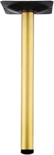 LwsCUiH Möbelfüße Verstellbare Möbelbeine aus Metall, Tischbeine for Frühstücksbars, Stützbeine for Arbeitstische for Couchtische, Esstische(Gold)