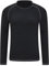 Mountain Warehouse Mens Long Sleeves Rash Vest - Quick Drying Rash Guard, Prevents Chafing, UPF50+ Sun Protection with Flat Seams - Spring Summer, Swimming & Surfing Black M