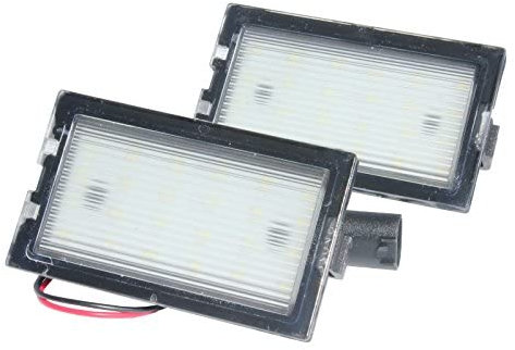 ANG RONG XFC500040 White LED License Number Plate Light Lamp No Error (1 Pair)