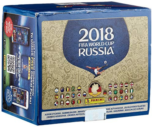 Panini WM Russia 2018 – Stickers – 1 Écran (100 sachets) - version allemande