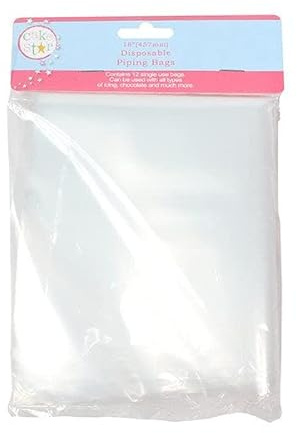 Disposable Piping Bags - 18 inch - 12 Pack