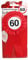 TOP TEN Geburtstags - Schleife 60 Button inkl. Sicherheitsnadel Abzeichen zum anstecken oder Dekoration Party
