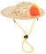 Haustier Strohhut Verstellbarer Hund Sombrero Hut Hund Katze Hut schöner Hund Frühling Sommer Sonnenhut mit bunten Blumen Dekorationen(L)