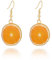 1pair Früchte Ohrringe Frucht-ohr-bolzen Lustige Nette Ohrringe Orange Tropfen Baumeln Frauen