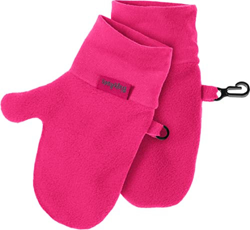 Playshoes Unisex Fäustling Fleece, pink, 2 (ca. 2-4 Jahre)
