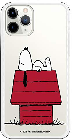 LA CASA DE LAS CARCASAS Offizielle Snoopy Snoopy iPhone 11 Pro Hülle Inland Offizielle Lizenz Erdnuss Flexible Silikon Apfel Hülle zum Schutz Ihres Handys