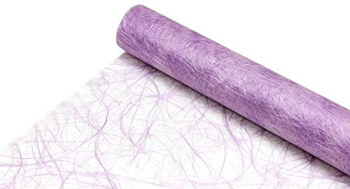 JULANO Sizoweb Original Tischläufer Tischband zur Dekoration (30cm,1m, Flieder)