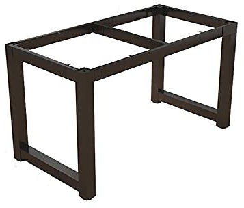 WFENG Tischuntergestell Tischbeine Tischgestell Tischfüße Möbelfüße/Gestell,Für Couchtisch/Esstisch/Schreibtisch/Schwarz / L100cm×W60cm
