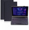 Étui Clavier Bluetooth Rétro-éclairé pour Tablette Android M10 FHD Plus 10,3 X606F, Clavier Détachable, étui Mince et Léger Smart Cover(Le Noir)