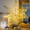 HiLight LED Weihnachtsstern 50 cm Gold - mit 150 warmweissen LEDs - batteriebetrieben + Timer - zum Aufhängen - für Innen und Aussenbereich - LED Stern Weihnachtsdekoration beleuchtet