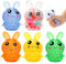 5 Stück Osterhasen Anti Stress Bälle, Osterhase in Form Eines Spielzeugballs, Anti Stress Bälle Ostern, Ostereier Stressball, Ostergeschenke Mitgebsel Kindergeburtstag für Erwachsene und Kinder