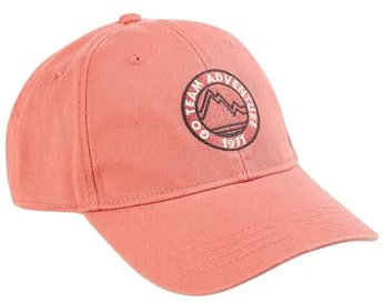 camel active Herren 6-Panel Cap aus einem Baumwoll-Twill Rot, Menswear-OS