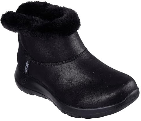 Skechers Damen ON-The-GO Joy Cozy Dream Stiefelette, Black, 37.5 EU
