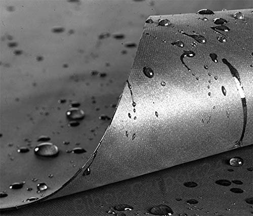 KlesTec EPDM-Folie in 1,14mm Stärke; für Carport-Dach, Garage, Vordächer oder Pergola, VERSCHIEDENE GRÖßEN, wahlweise mit Flächenkleber (12,20 x 1,50 m)