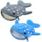 2Pcs Whale Shark Plush Coin Pouch, Mabor Cute Kawaii Wallet Whale Shark Coin Purse with Zipper Mini Cartoon Pouch Portable Sea Animal Change Purse for Girls Women