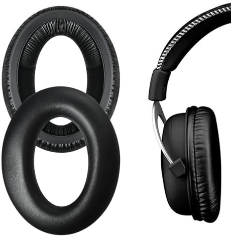 Headphones Replacement Earpads Fit For Game Zero, HD380, PXC450 and PC350,Soft Noise Reduction Earpads Cushions Professional Thick Headset Earpads for Headphone (Black)