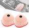 2 Filtri Aria Moto,Filtro Aria di Aspirazione per 85SX/XC 250EXC/EXC-F/SX-F/XC-F/XC-W/XCF-W 400EXC/SMR/XC/XC-W 520SX/MXC/EXC