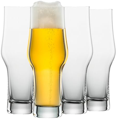 Schott Zwiesel IPA Beer Basic 0,3 Lot de 4 verres à bière classiques pour bière IPA, verres en cristal Tritan lavables au lave-vaisselle, fabriqués en Allemagne (n° d'article 123648)