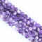 Naturstein Perlen Edelstein Perlen,45 stück 8mm Naturstein Streifen Amethyst Edelsteinperlen Polierte Runde Edelsteine Zum Auffädeln Edelsteine Steinperlen für Armbänder Ketten DIY Schmuck Basteln