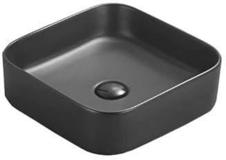 Mexen Waschbecken Vena 22193785 mit Einzelbecken, schwarz matt