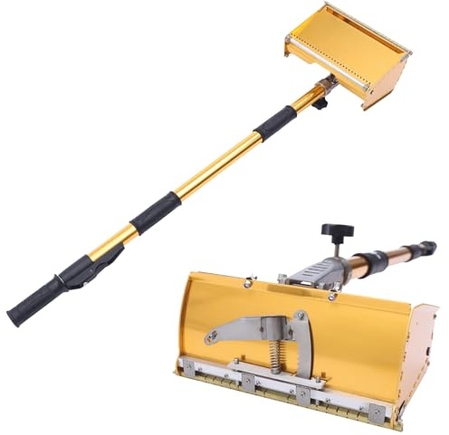 chennnls 10,43 Zoll Trockenbau flach Finishing Box Tool, verstellbare Stange Trockenbau Werkzeuge, ernten die Kelle für Wand/Decke Kratzen Spachtel
