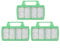 Microfilter Part Filters For SEBO Series For AIRBELT K all models 6629ER, For Airbelt K1 and K3 Robot Vacuum Cleaner Replacement Parts Accessories(3 PACK)